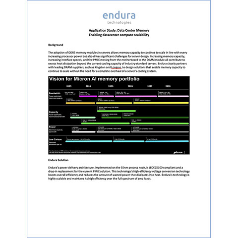 Endura Memory Application Study